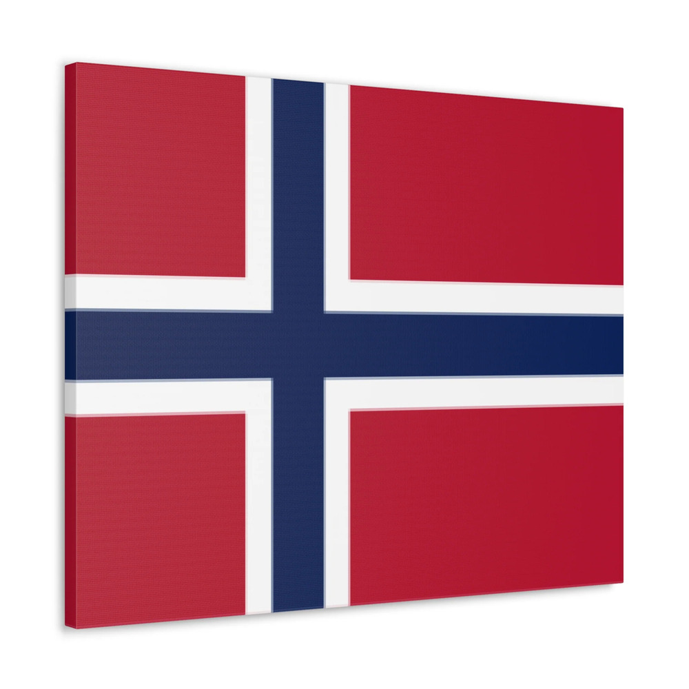 Bouvet Island Country Flag Canvas Vibrant Wall Art Unframed Home Decor